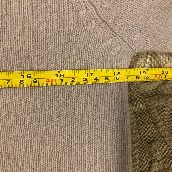 La Redoute Soft wool angora lavender cardigan. - Picture 7 of 9